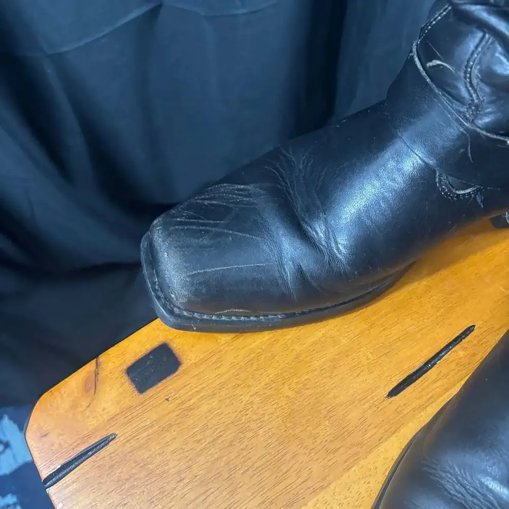 Harley Davidson Motorcycles Embroidered Eagle Harness Leather Boots 11